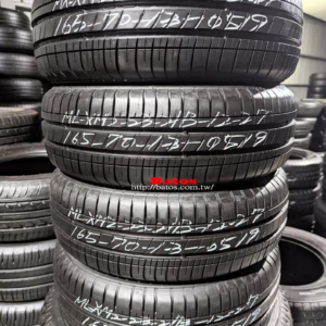 165/70-13 米其林 優質二手輪胎【請仔細詳閱商品說明】
