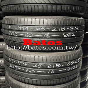 205/60-16 米其林 優質二手輪胎【請仔細詳閱商品說明】