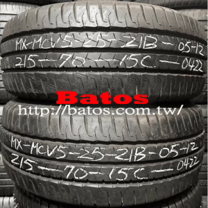 215/70-15C 瑪吉斯 優質二手輪胎【請仔細詳閱商品說明】