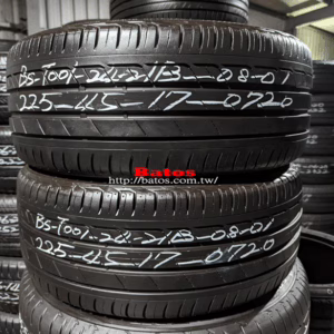 225/45-17 普利司通 優質二手輪胎【請仔細詳閱商品說明】