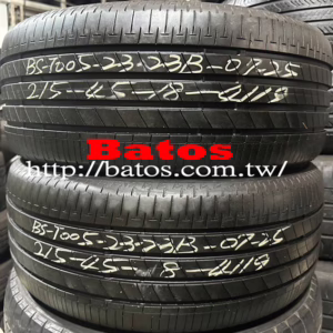 215/45-18 普利司通 X2 優質二手輪胎【請仔細詳閱商品說明】
