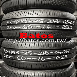 215/60-16 瑪吉斯 優質二手輪胎【請仔細詳閱商品說明】