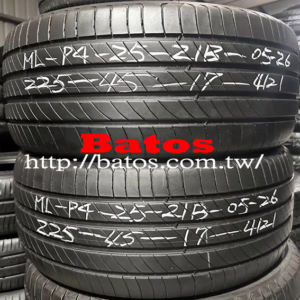 225/45-17 米其林 優質二手輪胎【請仔細詳閱商品說明】