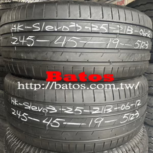 245/45-19 韓泰 優質二手輪胎【請仔細詳閱商品說明】