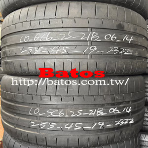 255/45-19 馬牌 優質二手輪胎【請仔細詳閱商品說明】