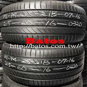 215/60-16 米其林 優質二手輪胎【請仔細詳閱商品說明】