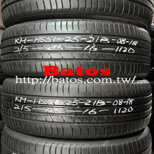 215/45-16 錦湖 優質二手輪胎【請仔細詳閱商品說明】