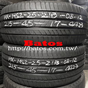 215/45-17 瑪吉斯 優質二手輪胎【請仔細詳閱商品說明】
