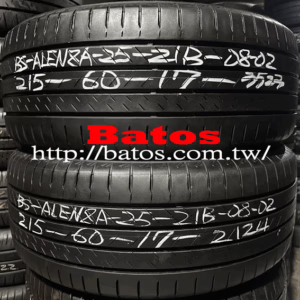 215/60-17 普利司通 優質二手輪胎【請仔細詳閱商品說明】