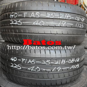 225/40-19 固特異 優質二手輪胎【請仔細詳閱商品說明】