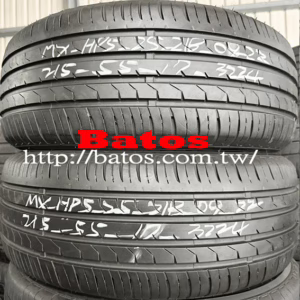 215/55-17 瑪吉斯 X2 優質二手輪胎【請仔細詳閱商品說明】