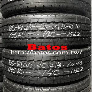 185-14C 普利司通 X4 優質二手輪胎【請仔細詳閱商品說明】