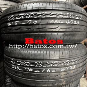 215/70-16 普利司通 X2 優質二手輪胎【請仔細詳閱商品說明】