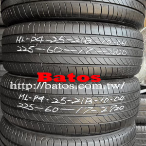225/60-17 米其林 X4 優質二手輪胎【請仔細詳閱商品說明】
