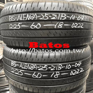 225/60-18 普利司通 X2 優質二手輪胎【請仔細詳閱商品說明】