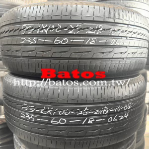 235/60-18 普利司通 X2 優質二手輪胎【請仔細詳閱商品說明】