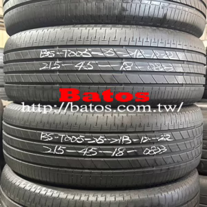 215/45-18 普利司通 X4 優質二手輪胎【請仔細詳閱商品說明】