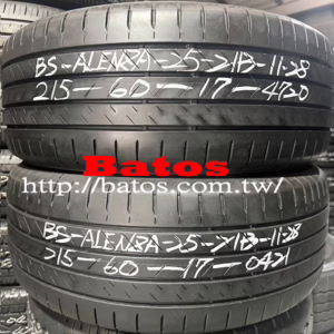 215/60-17 普利司通 X2 優質二手輪胎【請仔細詳閱商品說明】