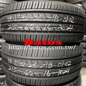 215/60-16 橫濱 X2 優質二手輪胎【請仔細詳閱商品說明】