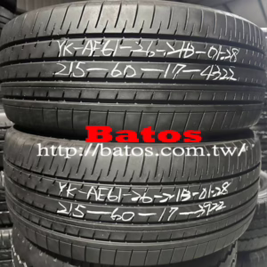 215/60-17 橫濱 X2 優質二手輪胎【請仔細詳閱商品說明】