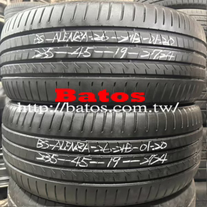 235/45-19 普利司通 X2 優質二手輪胎【請仔細詳閱商品說明】