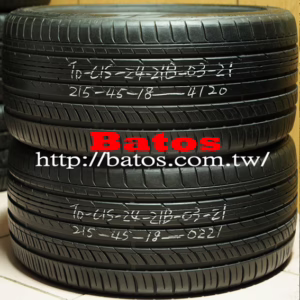 215/45-18 東洋 X2 優質二手輪胎【請仔細詳閱商品說明】