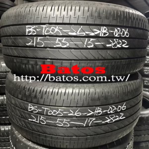 215/55-17 普利司通 X2 優質二手輪胎【請仔細詳閱商品說明】