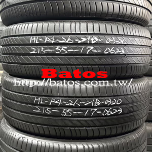 215/55-17 米其林 X4 優質二手輪胎【請仔細詳閱商品說明】