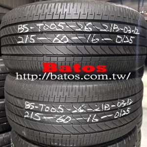 215/60-16 普利司通 X2 優質二手輪胎【請仔細詳閱商品說明】