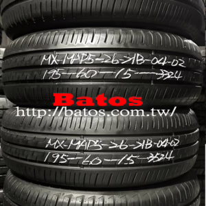 195/60-15 瑪吉斯 X4 優質二手輪胎【請仔細詳閱商品說明】