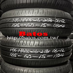 185/60-15 瑪吉斯 X4 優質二手輪胎【請仔細詳閱商品說明】