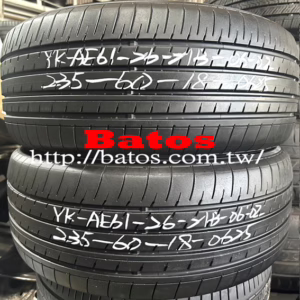 235/60-18 橫濱 X2 優質二手輪胎【請仔細詳閱商品說明】