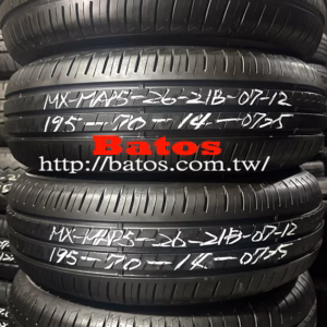 195/70-14 瑪吉斯 X4 優質二手輪胎【請仔細詳閱商品說明】