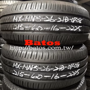 215/60-16 瑪吉斯 X2 優質二手輪胎【請仔細詳閱商品說明】