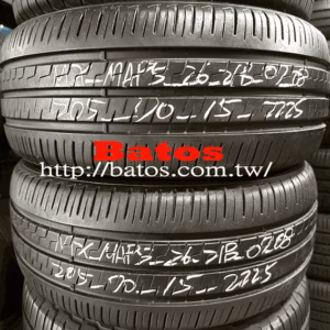 205/70-15 瑪吉斯 X2 優質二手輪胎【請仔細詳閱商品說明】